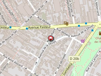 Carte de Jouanny Laurence à Bagnolet