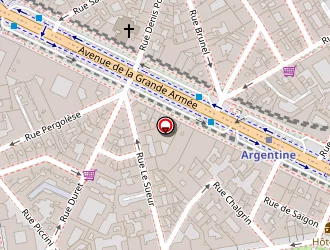 Carte de Mg Holding à Paris