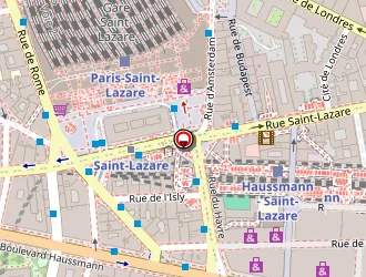 Carte de Relais Mercure Opéra Garnier à Paris