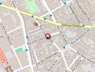 Carte de Birman Chantal à Bagnolet