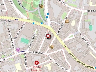 Carte de Toury Vallet à Paris