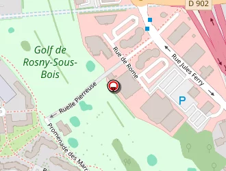 Carte de Ga Services à Rosny-sous-bois