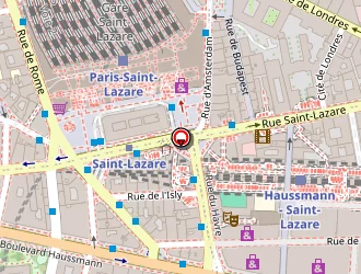 Carte de Mcdonald's à Paris