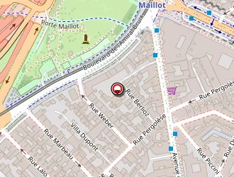 Carte de La Villa Maillot & Spa à Paris