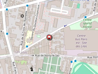 Carte de La Poste à Bagnolet