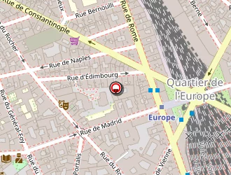 Carte de Hôtel Ouest Hôtel à Paris