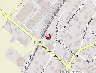 Carte de Mairie à Nuisement-sur-coole