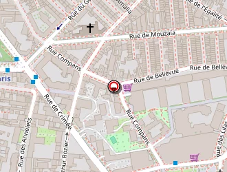 Carte de Saint Gervais à Paris