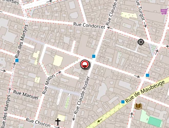 Carte de Hôtel Ibis Opéra Lepelletier à Paris