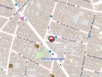 Carte de Café Lorette à Paris