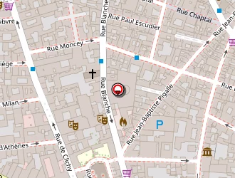 Carte de Shanghai à Paris