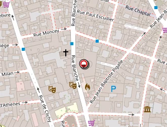 Carte de Paul à Paris