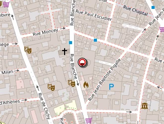 Carte de Hôtel Langlois à Paris