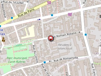 Carte de Réal Isabelle à Bagnolet