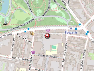 Carte de Actuel Vision à Paris