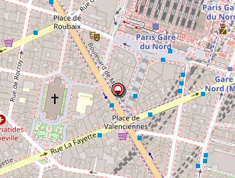 Carte de Espace Harmonie à Paris