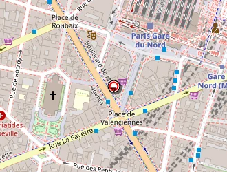 Carte de A-music à Paris