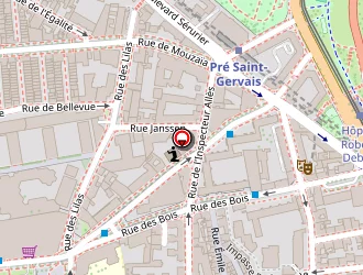 Carte de Thebault Guilhem à Paris