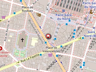 Carte de Gam à Paris