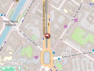 Carte de Generator Hostels Paris Sas à Paris