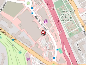 Carte de Run&workout à Rosny-sous-bois