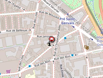 Carte de Thouny Laurent à Paris