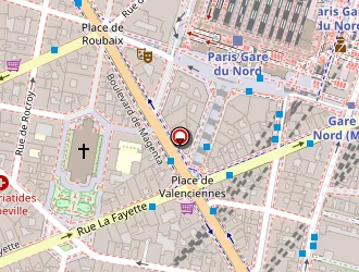 Carte de Speed Rabbit à Paris