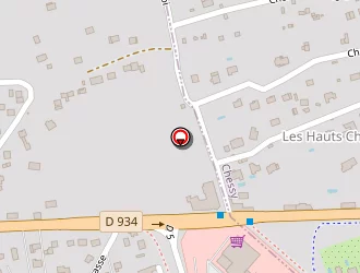 Carte de Les Chambres D'oriane à Chessy