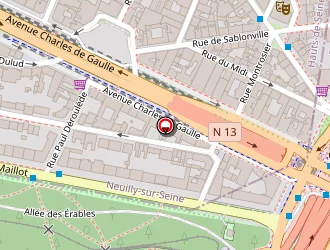 Carte de Ferté Eric à Neuilly-sur-seine