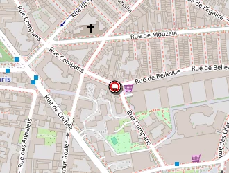 Carte de L'heure Bleue à Paris