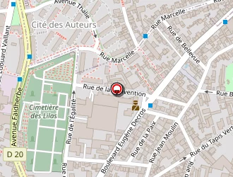 Carte de Eva Boutique à Lilas (les)