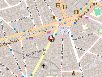 Carte de L'apesanteur à Paris