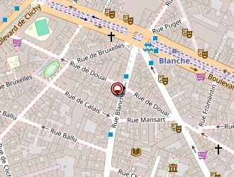 Carte de La Rosa Bianca à Paris