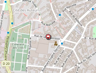 Carte de B.v.l. à Lilas (les)