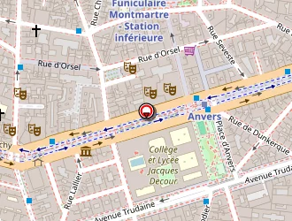 Carte de Camille à Paris