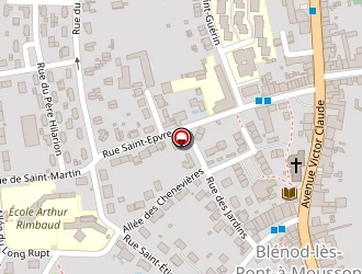 Carte de Salle Omnisport à Blénod-lès-pont-à-mousson