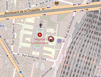 Carte de Hotel Metropol à Paris