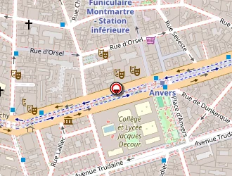 Carte de La Petite Bretonne à Paris