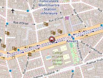Carte de La Collection à Paris