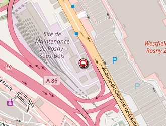 Carte de 1 2 3 à Rosny-sous-bois