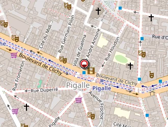 Carte de Laval Cécile à Paris