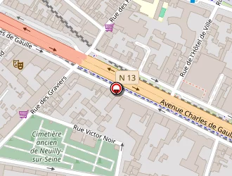 Carte de D'exploit Maison Neuilly Ancelle (soc) à Neuilly-sur-seine