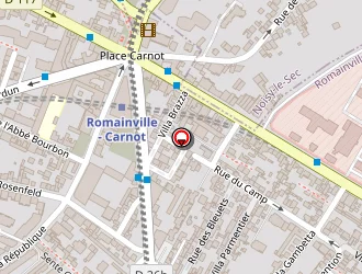 Carte de Le Brasier à Romainville