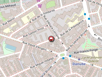 Carte de Pezier Elisabeth à Paris