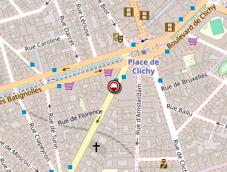 Carte de Garetier Martine à Paris