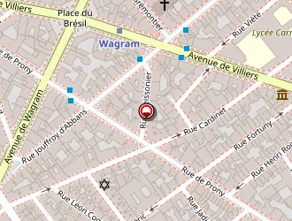 Carte de Cardinet Electricité à Paris