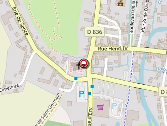 Carte de Intermarché à Ivry-la-bataille