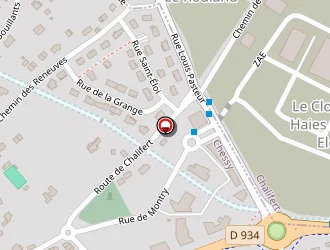 Carte de Snee Entreprise à Chessy