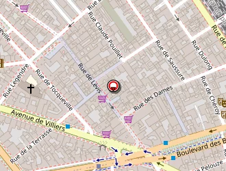 Carte de Auto Moto Ecole Levis à Paris