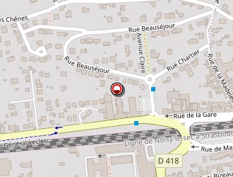 Carte de Vsp Paris Est à Pomponne